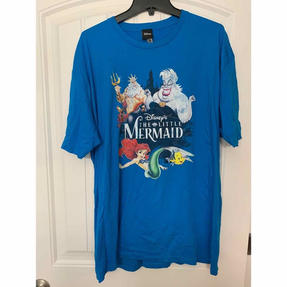 Disney Little Mermaid Cast Shirt Tee Men's